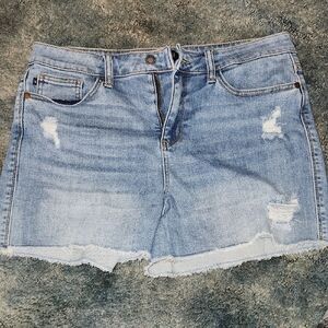 Judy Blue Light Blue Denim with Brown Patch